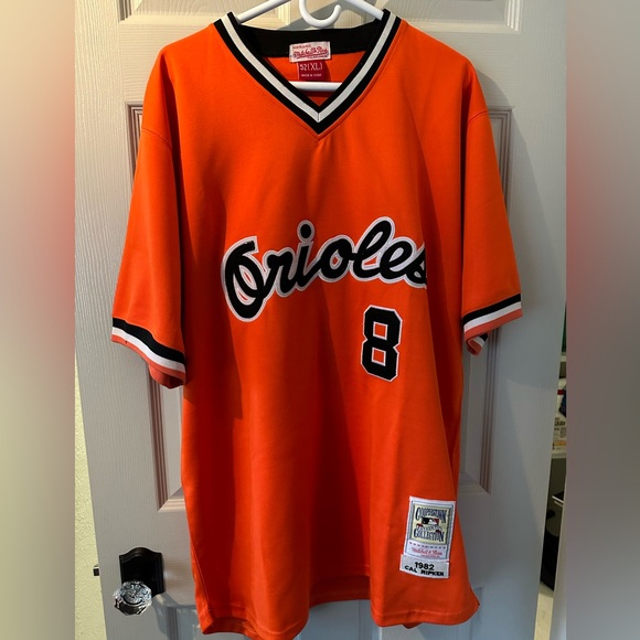 Cal Ripken Baltimore Orioles Mitchell Ness Throwback Jersey